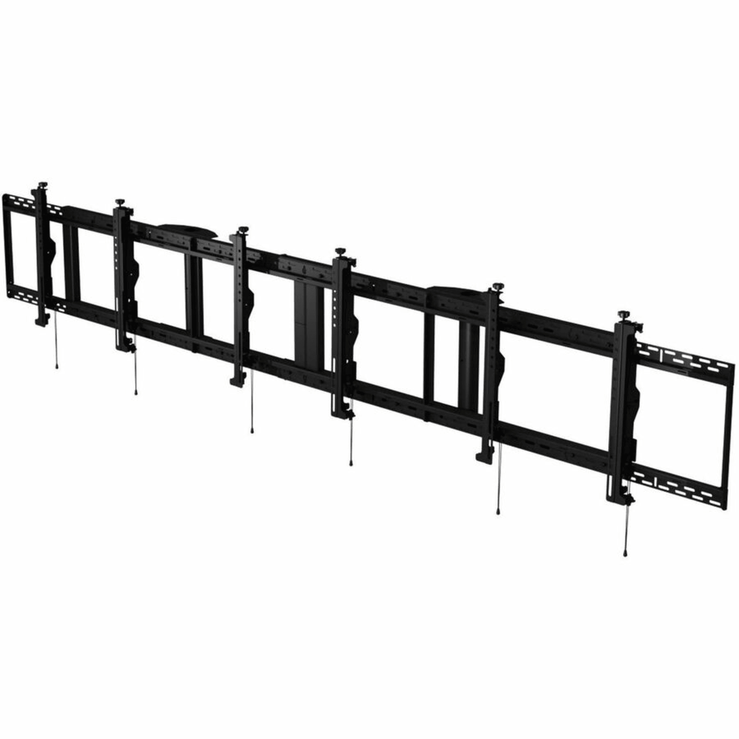 Soporte para Pantallas desde 46" tipo Menu Board / 8 Puntos Ajuste Tool-Less / 3x1 Configuración / Carga maxima (136 kg) / Inclinación +15° / Ajuste Horizontal Continuo