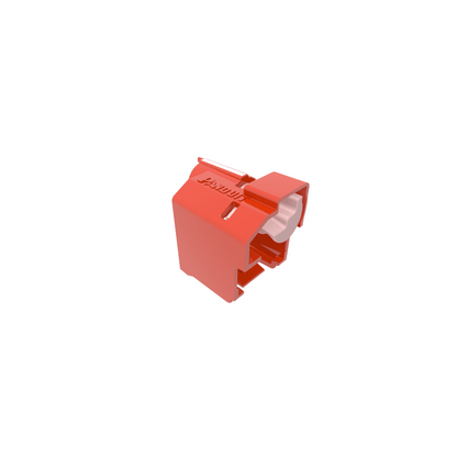 Kit de 100 Dispositivos Para Impedir Desconexión de Plug RJ45, Color Rojo, Incluye 5 Herramientas para Instalar/Retirar