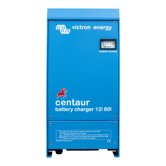 Centaur 12/80 / Cargador de Baterías 12V, 80A / Para Ambientes Marinos y Terrestres. /  Bancos de 400 a 1000 Ah