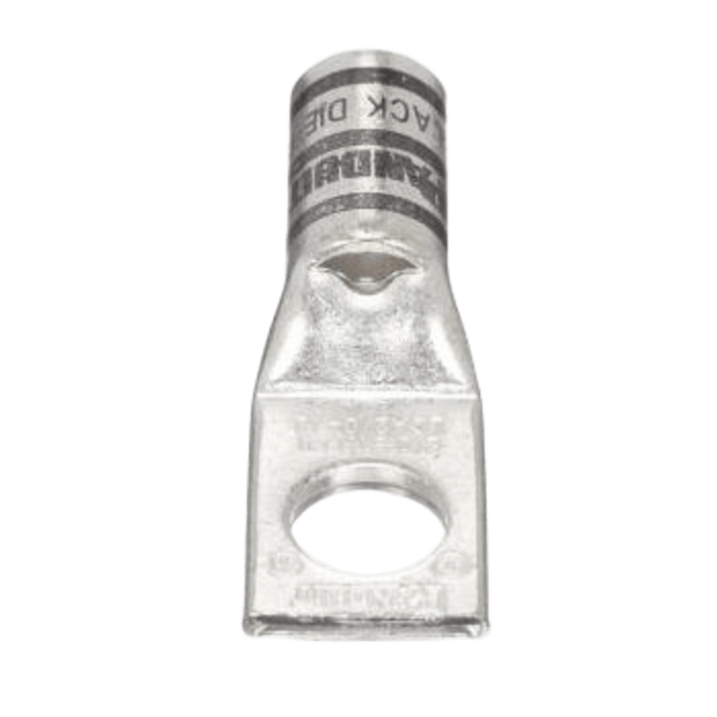 Zapata de compresión LCA2/0-38-X para cal. 2/0 Awg, Barreno para tornillo prisionero de 1/2, 1 Pz