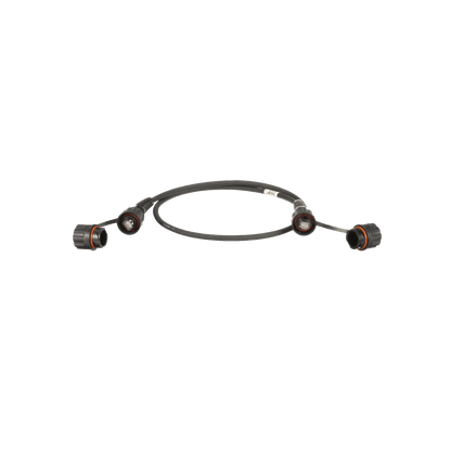 Patch Cord Cat6A IndustrialNet, Blindado S/FTP, Con Plug Industrial y Tapa en Cada Extremo, 5 Metros