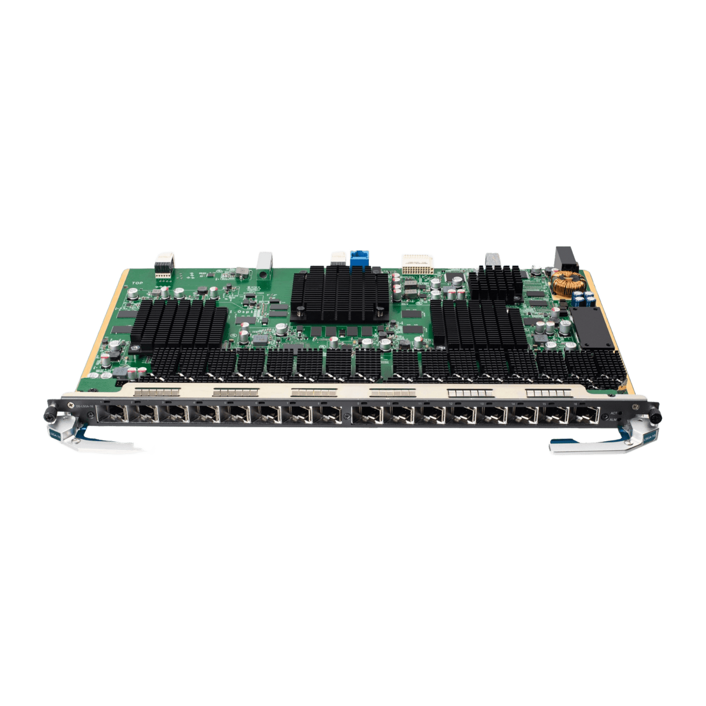 Tarjeta de Servicio 16 Puertos XGSPON&GPON para OLT DSP8000X2 / Spliteo GPON de 1:128 / Spliteo XGSPON de 1:256 / Distancias de Hasta 20 Km / Intercambio en caliente