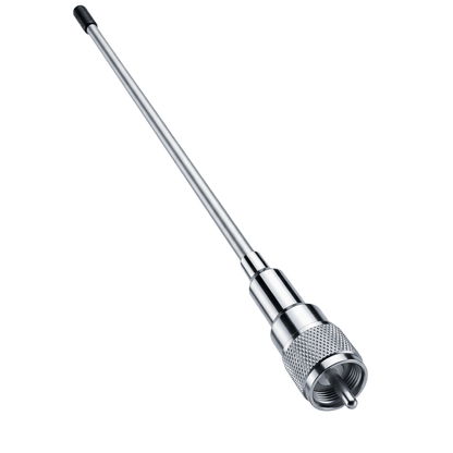 Antena VHF-UHF / 136-512 MHz / 2.1 dBi / 200W / PL-259 Macho / 55.8 cm / Omnidireccional