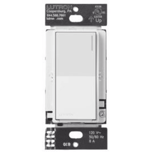 (RadioRA3) Atenuador (dimmer) Auxiliar de pared, compañero de atenuadores multilocación. Usar en 3 vías o escalera.