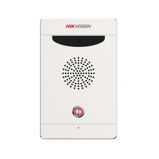 Estación de Alarma de Pánico con Video / Cámara 2 Mergapixel / Audio Bidireccional / Alarma de Manipulación / PoE / IP65 / IK08 / Montaje en Pared o Empotrado