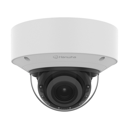 Cámara Domo 4K con IA, Antivandalica / Lente Motorizado de 4.4 a 9.3mm / P-Iris, WDR 120dB / Ranura SD / Conteo de personas y Vehiculos