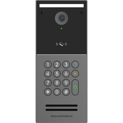 Videoportero IP Inteligente GDS3725 / 2K Ultra HD 1080p / Ángulo 127° / IA ISP con Análisis de Comportamiento / Lector RFID IC-ID NFC / Múltiples Métodos de Apertura / PoE Integrado / Protección IP66 IK10 / Interoper