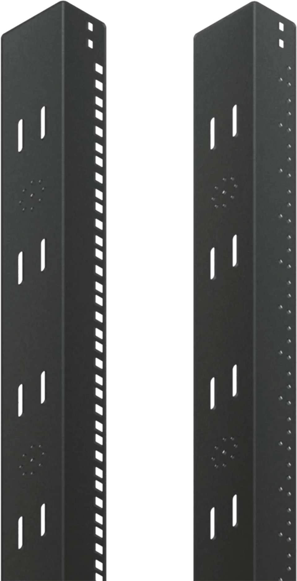 Ángulo de Rack, 19"  Linea SOHO Separación EIA Estándar, Acero Calibre 14/12, Orificios Roscados 10-32, Compatible Gabinetes 700x600mm