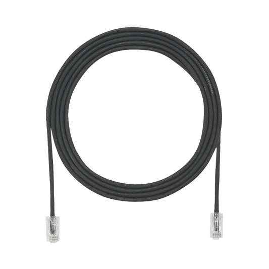 Cable de Parcheo UTP Cat6A, CM/LSZH, Diámetro Reducido (28AWG), Color Negro, 4 ft.