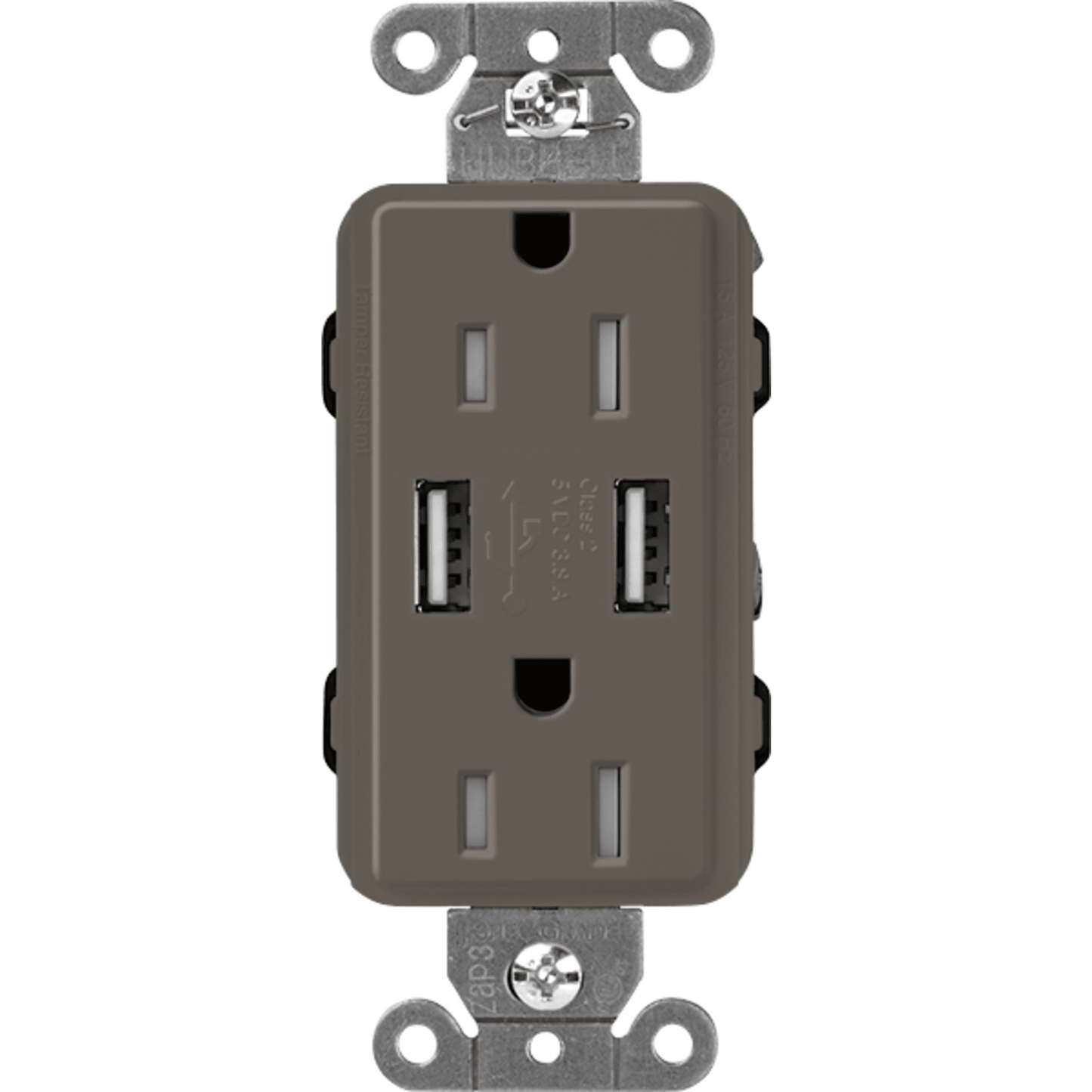 Receptáculo 15 A con puerto USB