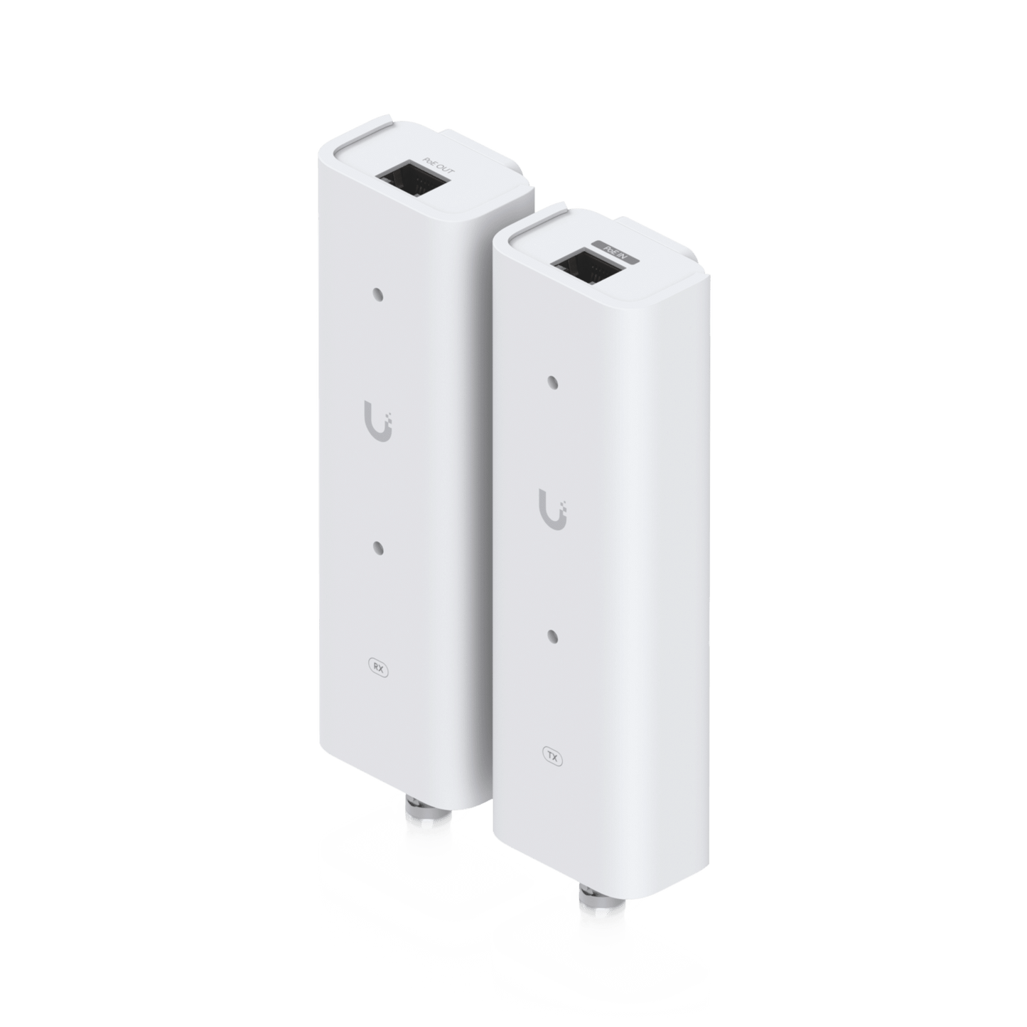 Kit Extensor PoE sobre 2 Hilos (Par Transmisor/Receptor) para Cable Par Trenzado o Coaxial, Entrada PoE++ y Salida PoE/PoE+, Incluye Adaptadores BNC