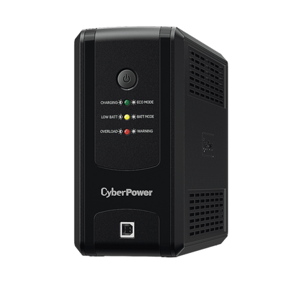 UPS de 750 VA/375 W, Topología Línea Interactiva, Entrada 120 Vca NEMA 5-15P, y 8 Salidas NEMA 5-15R, Puerto USB, Con Regulador de Voltaje (AVR)