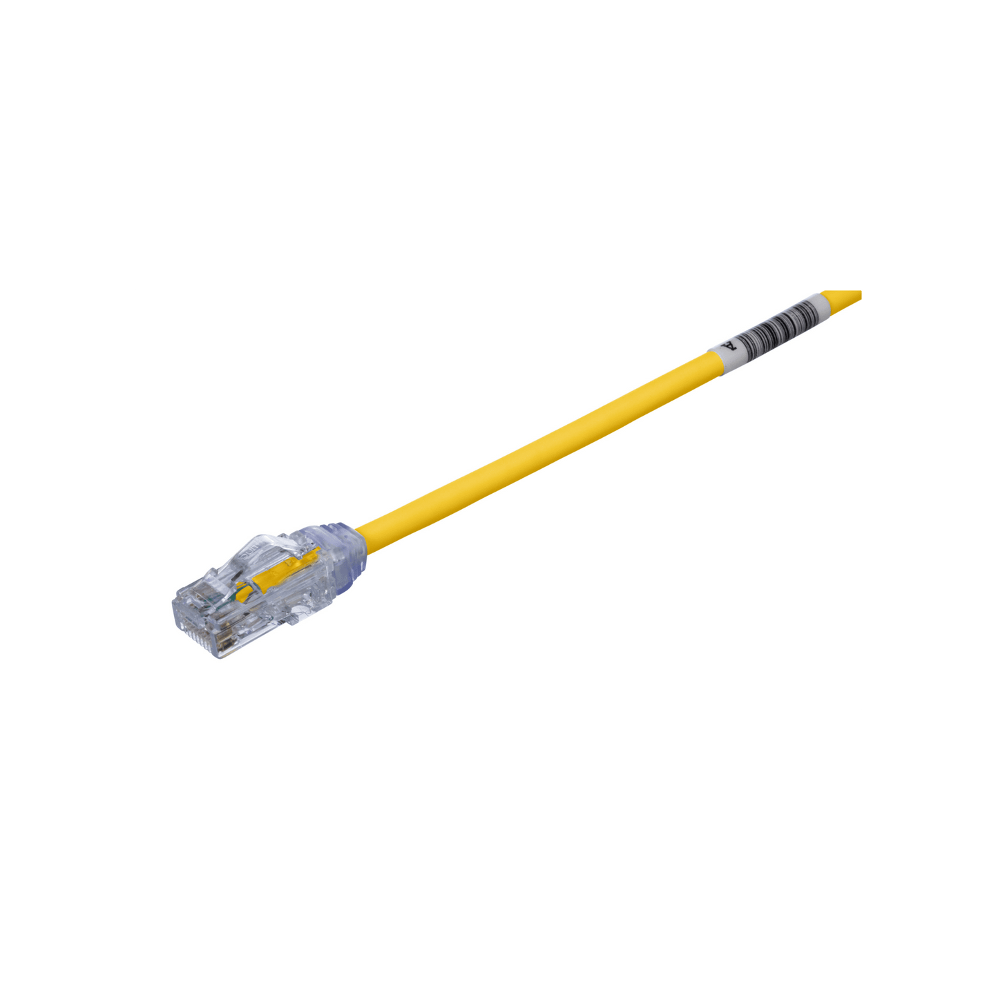 Cable de Parcheo UTP Cat6A, CM/LSZH, Diámetro Reducido (28AWG), Color Amarillo, 3.05 Metros (10 Pies)