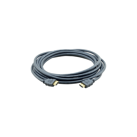 Cable HDMI Premium| Longitud 4.60 m | Alta Velocidad 18 Gbps | 4K@60Hz (4:4:4) | Conectores Dorados 24K | K-Lock Resistentes | Triple Blindaje | Certificado Premium