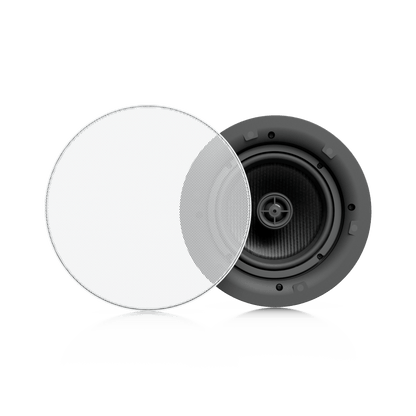 UniFi In-Ceiling Speaker Altavoz Empotrable de Techo / Woofer 6.5" 130W / Tweeter 1" Pivote ±15° / 8 Ohms / Cobertura Simétrica Axial de 90° / NDAA Compliant
