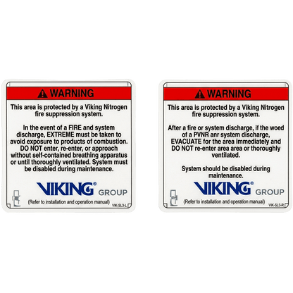 Señalamiento de Advertencia Exterior Nitrogeno | Sistemas de Extinción Oxeo