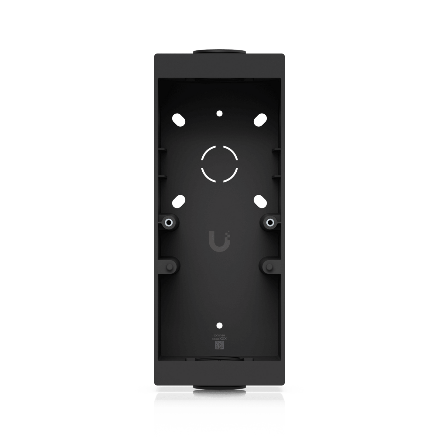 Caja de Conexión Color Negro para Lectores Profesionales UniFi Access y Doorbell, Montaje en Superficie Plana, Compatible con Conduit de 3/4”