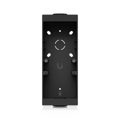 Caja de Conexión Color Negro para Lectores Profesionales UniFi Access y Doorbell, Montaje en Superficie Plana, Compatible con Conduit de 3/4”