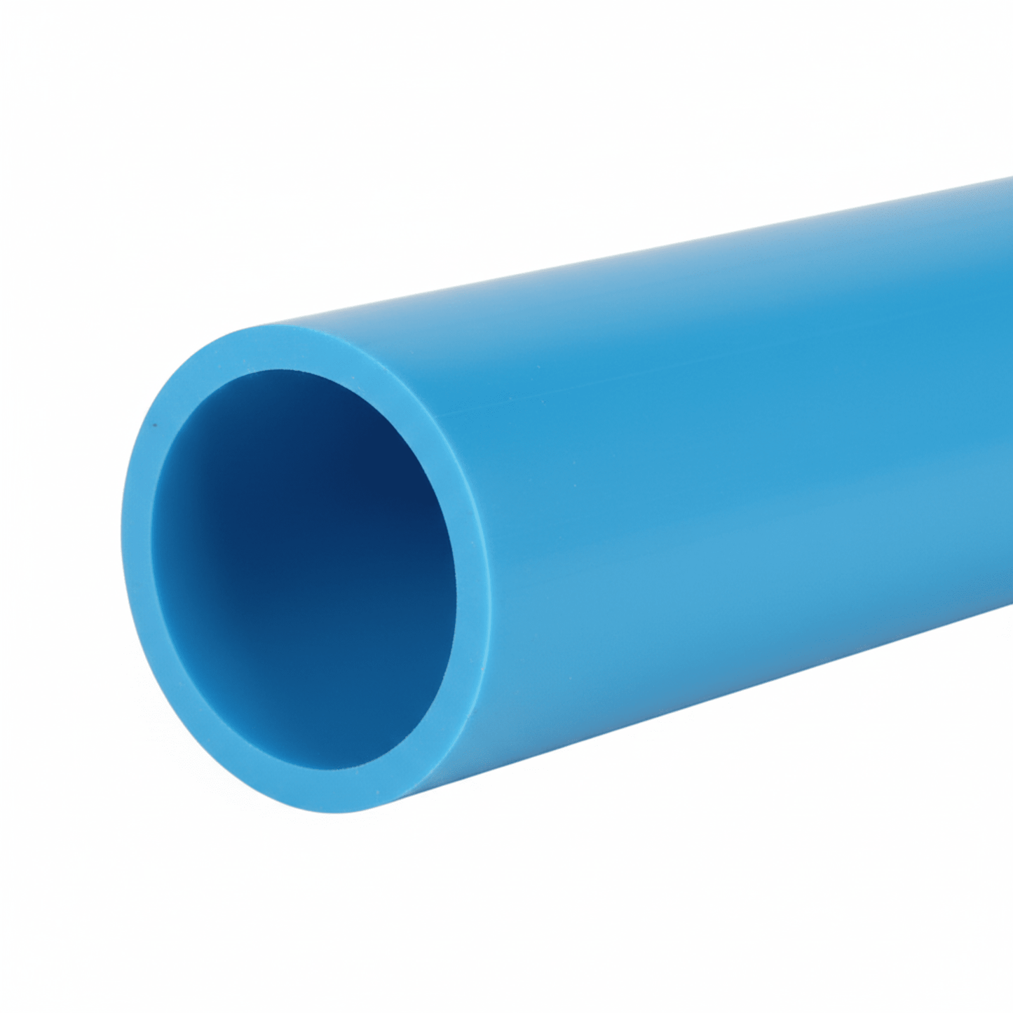Ducto para Fibra Óptica 1 1/4" Liso RD11, Color Azul Cian Prelubricado, Rollo de 200 Metros