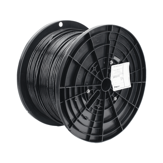Bobina de Cable UTP de 4 Pares OSP (Planta Externa), Cat6 de Rango Extendido, 22 AWG, Color Negro, 305 Metros (1000 Pies).
