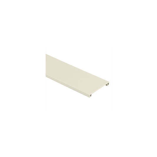 Cubierta para canaleta T-70, de PVC rígido, 70.1 x 9.1 x 1800 mm, Color Blanco Mate