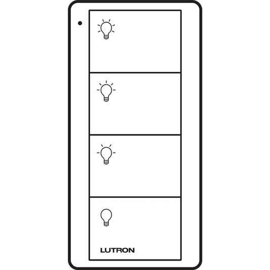 Control PICO 4 botones, 2 grupos, complemente con un atenuador o switch on/off