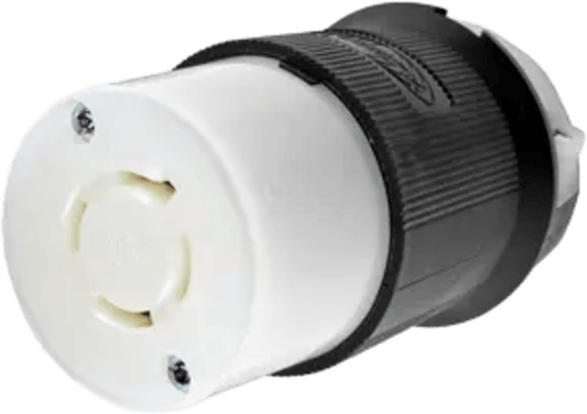Conector  Industrial con Bloqueo de Media Vuelta / 20A 480V AC / 3 Polos 4 Hilos Trifásico con Tierra / L16-20R / IP20.