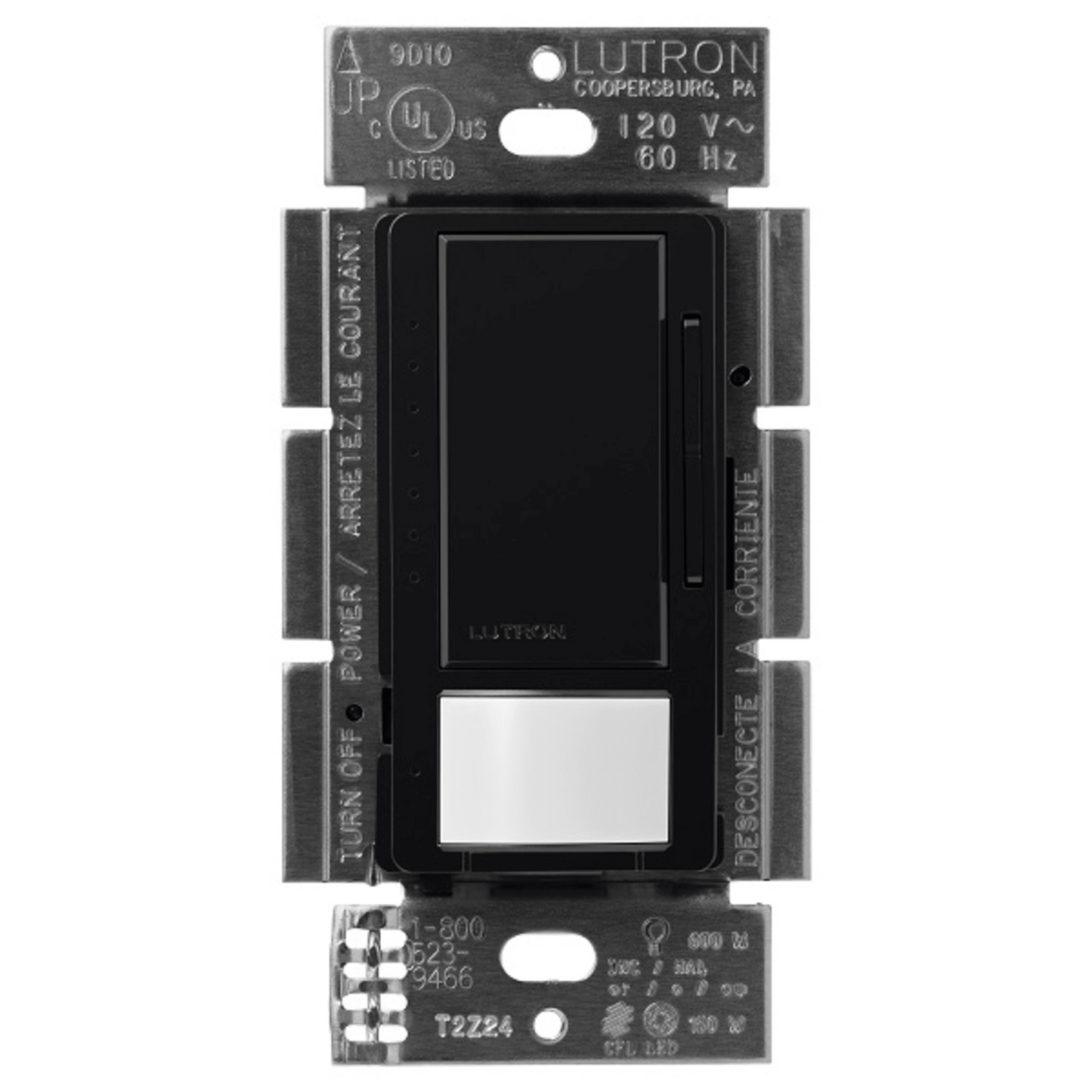 SWITCH MAESTRO MULTILOC/1 SOLO POLO 120/600W NEGRO MATE