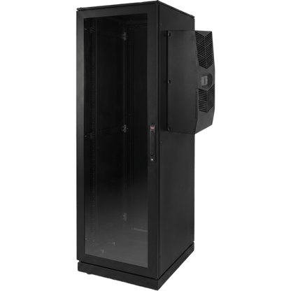 Gabinete de Telecomunicaciones ProLine V/D, 700 mm de Ancho, 800 mm de Profundidad, Compatible Con Aire Acondicionado Tipo G28, 42 UR, Color Negro