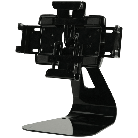 Soporte de Mesa Universal para Tabletas / Ajuste Universal Altura-Ancho / Inclinación ±30° / Rotación 360° / Capacidad 5 lb (2.27 kg) / Versión Seguridad Antirrobo / Gestión de Cables