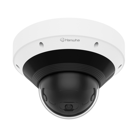 Cámara Panorámica AI IR 13 Megapíxeles / Visión 194° - 93° / Análisis Inteligente con IA / Detección Persona-Vehículo-Matrícula / WiseNR II y WiseStream / IR 20 mts / IP66 IK10 NEMA4X
