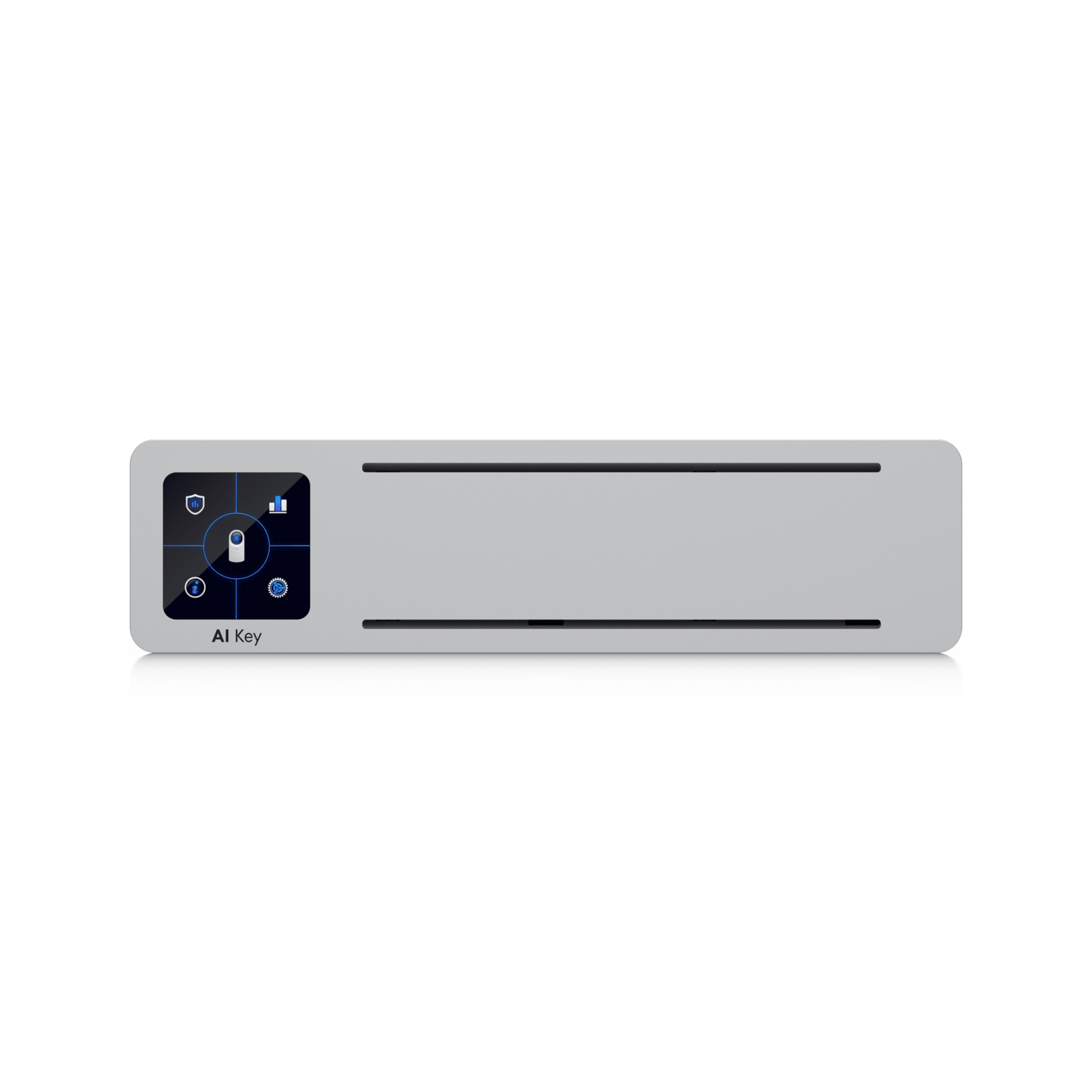 UniFi Protect AI Key / Analizador con inteligencia artificial para identificar eventos en grabaciones de cámaras UniFi / Búsqueda con lenguaje natural / hasta 1800 detecciones inteligentes por hora / 1 puerto GbE PoE++