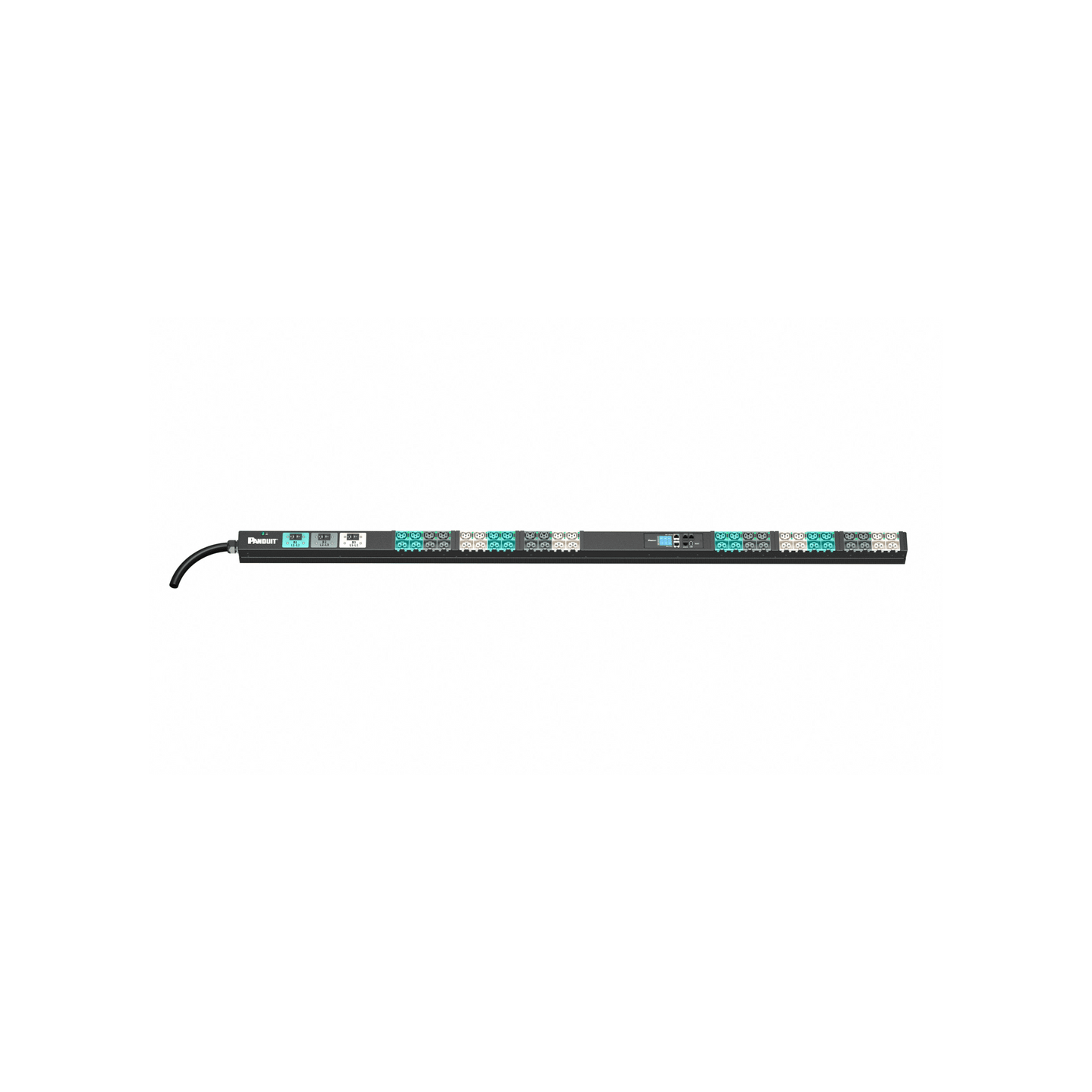 PDU Inteligente Monitoreable y Switchable EL2P para Distribución de Energía, Enchufe de Entrada NEMA L21-30P, Con 24 Salidas C13/C15 y 24 C13/C15/C19/C21, de Instalación Vertical, 208 Vca, 30 Amp