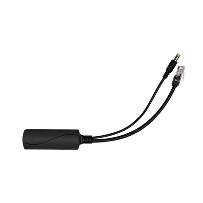 Splitter PoE / IEEE 802.3af/at / 30W / Puerto Gigabit / Salida DC 12V 2A / Indicadores LED / 95x26x20 mm (3.74x1.02x0.79 in)