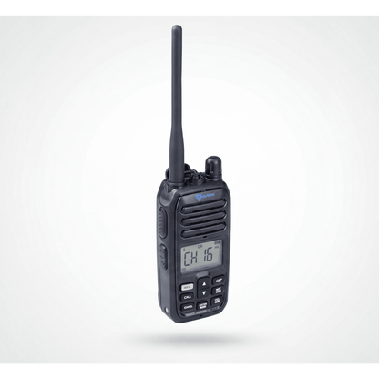 Radio Portátil Marino VHF / Sumergible IP67 / Luz Activada por Agua / NRC Reducción de Ruido / Dual-Watch / 5W / FM (F3E)
