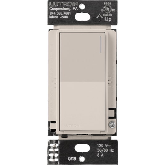 (RadioRa3) Apagador Sunnata color blanco para linea Radio Ra3, 8A de iluminacion, 5.8A Motor