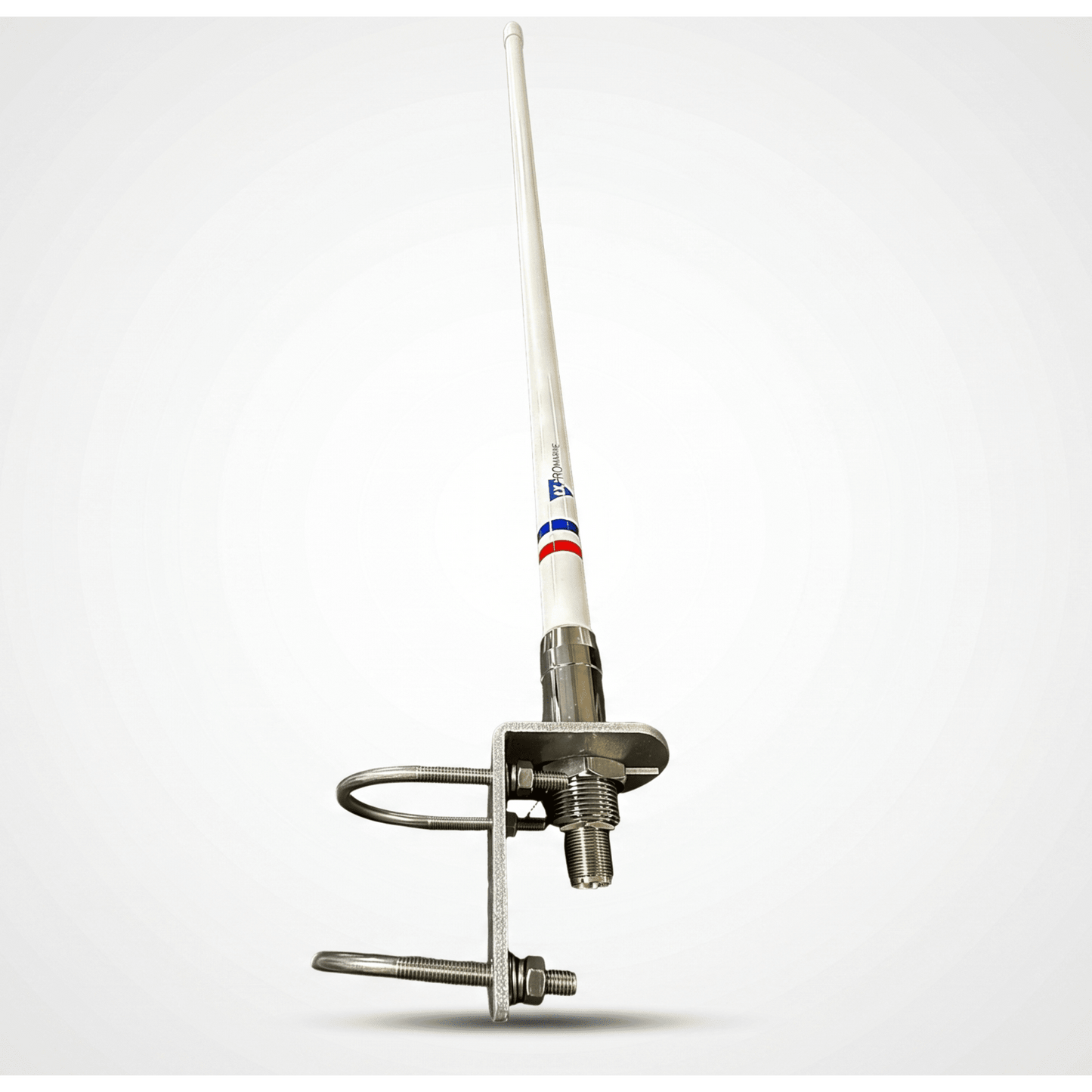 Antena VHF Marina de Alto Rendimiento / 4 dBi / 156-163 MHz / Altura 1100 mm / Color Blanco / Conector SO239