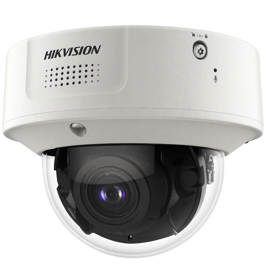 Domo IP 8 Megapixel / Lente Mot. 8 a 32 mm /  DARKFIGHTER / WDR 120 dB / IK10 / IR 30 mts /  / Micrófono Integrado