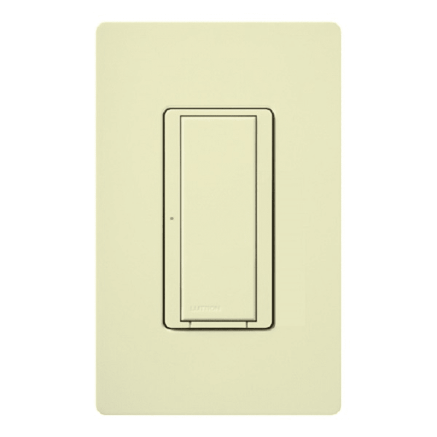 (RadioRA2) Switch on/off  RRD-8S-DV-WH de doble voltaje, un solo polo 120V/, 8A/, 1/10HP 3A en motores, apaga y enciende iluminación ó motor, NO requiere cable neutro.