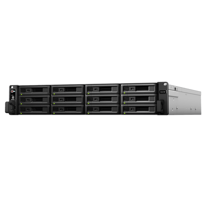 Unidad de Expansión Synology RX1217/RX1217RP | 12 Bahías de Disco | Compatible con RackStation 2U | Expansión de Volumen en Línea | Fuentes de Alimentación Redundantes (RX1217RP) | Administración DSM.