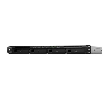 NAS RackStation RS1619xs+ | 4 Bahías | CPU Intel Xeon D-1527 Quad-Core | 8 GB DDR4 ECC (Ampliable a 64 GB) | 2 Ranuras M.2 NVMe/SATA | 4 Puertos LAN 1GbE | Soporte 10GbE Opcional | Escalable hasta 16 Bahías.