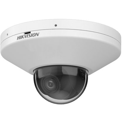 [Hik AI] Mini Domo IP 4 Megapixel / Lente 2 mm / Ideal para Elevadores / Diseño Compacto / ColorVu / 2 Micrófonos Integrados / Interior / ACUSENSE / Captura Facial / PoE / WDR 130 dB / ONVIF / Micro SD