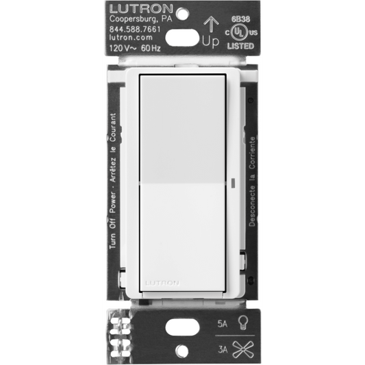 (Caseta Wireless) Interruptor Inteligente On/Off, requiere cable neutro. 5A, /120V