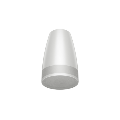 Altavoz Colgante Luna | Designmax | Sistema de Rango Extendido | Array Circular Ring Array™ 8 Drivers | Woofer 8" Integrado | Cobertura 140° | Color Blanco