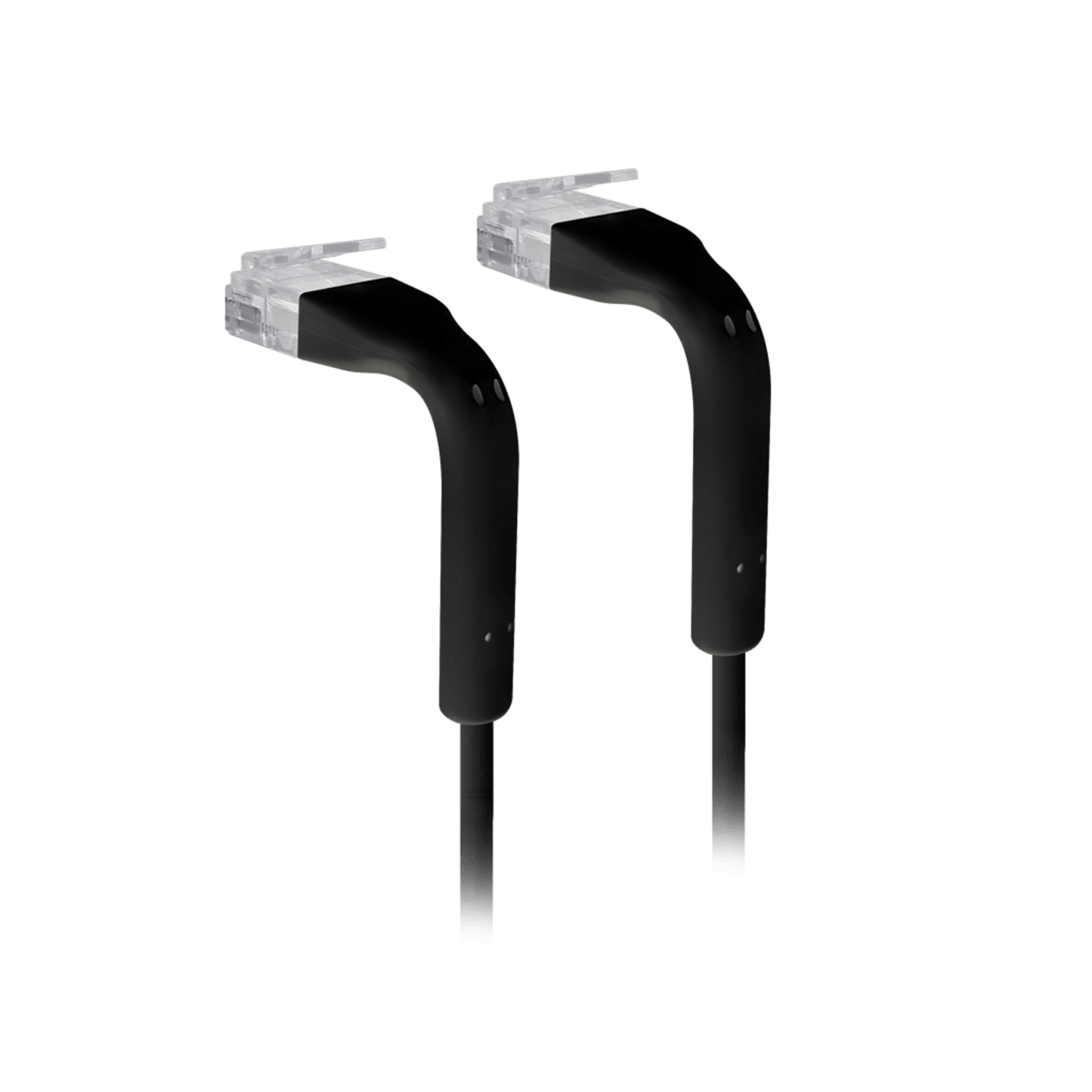 UniFi Patch Cable Cat6 Ultradelgado GbE con Botas Flexibles, Color Negro, 0.1 Metros (0.33 Pies)