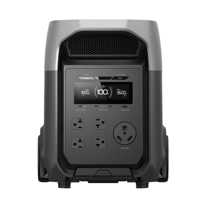 Estación de Energía Portátil EcoFlow DELTA 3 ULTRA, 3072Wh, Batería LiFePO4, Salida 3600W (Surge 7200W)