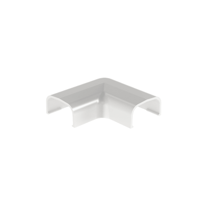 Conexión en ángulo recto "L", para uso con canaleta LD5, material ABS, Color Blanco
