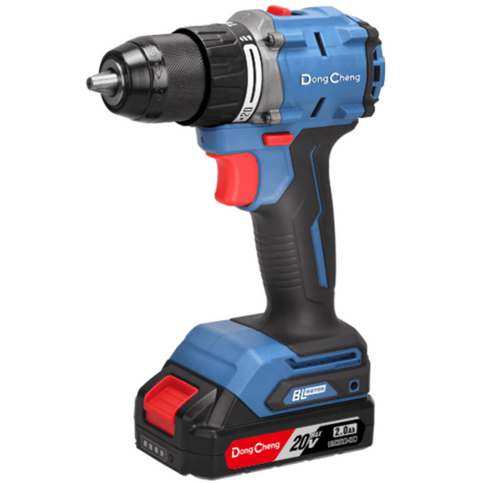 Rotomartillo / Taladro Inalámbrico de 20V sin Carbones, Broquero de 1/2", incluye 2 Baterías de 2.0 Ah, Cargador y Maletín