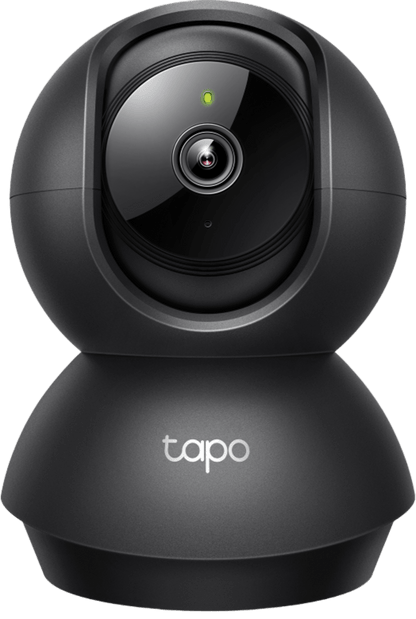 Cámara de Seguridad Interior Wi-Fi 360°, 1080p Full HD, Visión Nocturna 12 m, Detección IA Personas y Llanto de Bebé, Audio Bidireccional, Compatible Alexa y Google Home, Almacenamiento microSD 512 GB