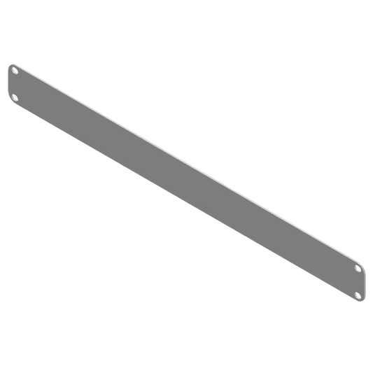 Tapa Ciega para Rack / 1 Unidad (1U) / 19 Pulgadas / Acero Calibre 14 / Pintura Electrostática Blanca / 483 x 44 mm (19 x 1.73 in)
